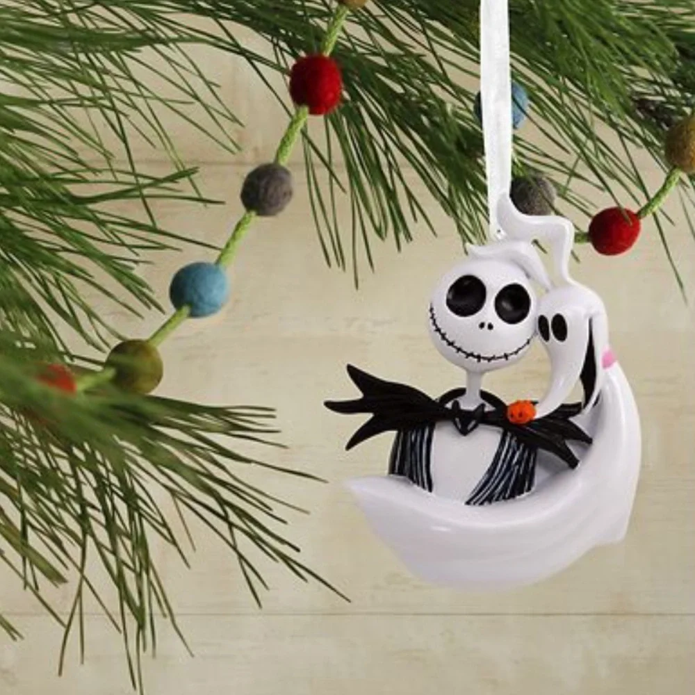 Jack Skellington and Zero The Night Before Christmas 2024 Hallmark Ornament NIB
